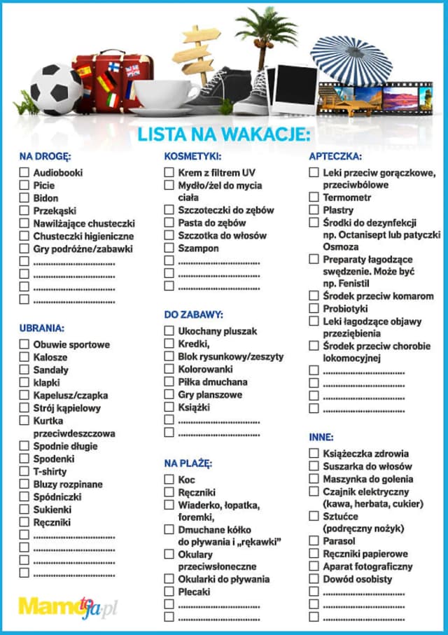 Co zabrać na wakacje: ubrania i praktyczne wskazówki na wyjazd Co zabrać na wakacje: ubrania i praktyczne wskazówki na wyjazd