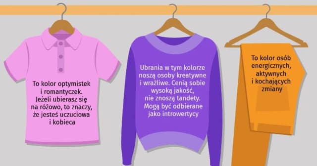 Co kolor ubrania mówi o tobie? Zaskakujące znaczenia barw Co kolor ubrania mówi o tobie? Zaskakujące znaczenia barw